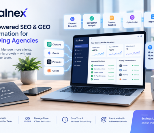 SCALNEX: AI-Powered SEO and GEO Automation For Organic Growth