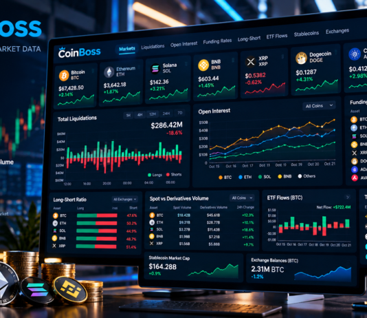 COINBOSS: Aggregates Realtime Crypto Liquidations & Funding crypto